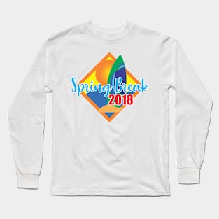 Spring Break 2018 Surfing Long Sleeve T-Shirt